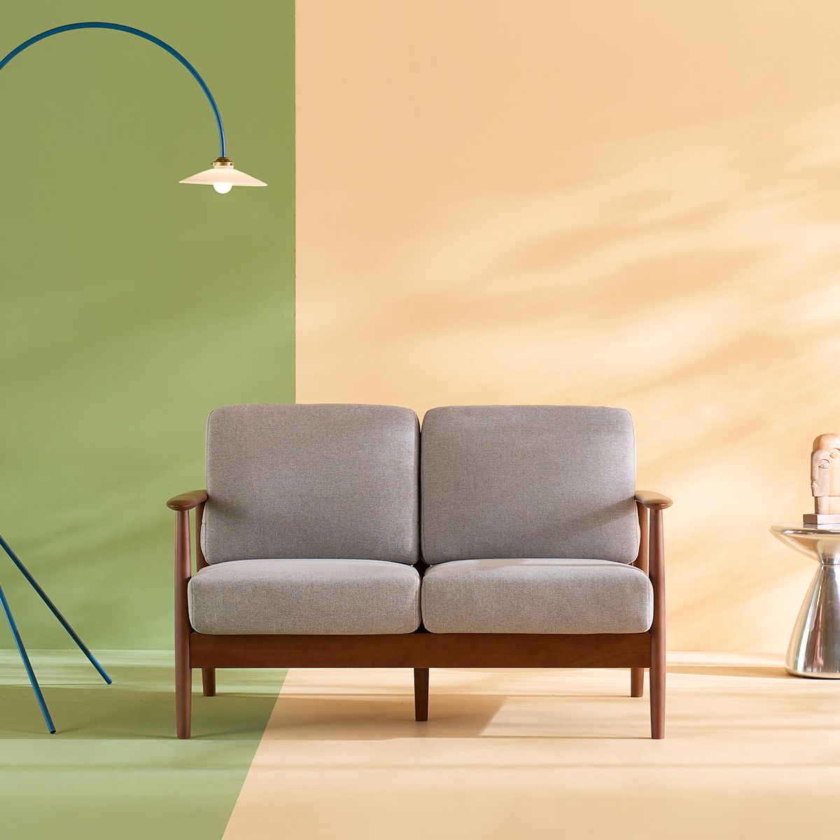 [신상품] 리바트 세계가구 네오 뉴탐 2인 패브릭 소파