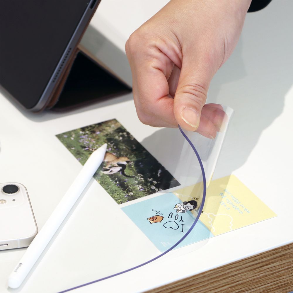 마이매트 한샘 포레 릴렉스 2인 4인 식탁 투명 반투명 매트 유리대용