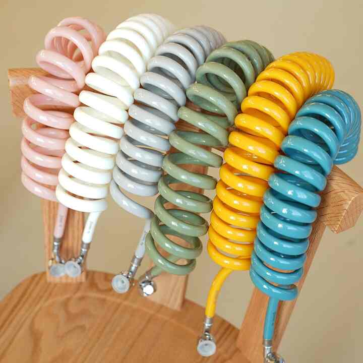 シャワーホース スプリング タイプ［6色］