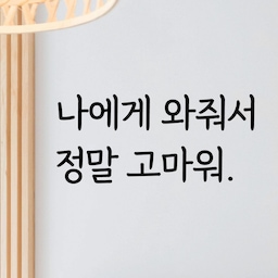 감성문구 레터링 스티커 명언 좋은글귀 47 나에게와줘서정말고마워