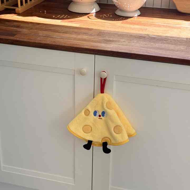 Earth, Cheese & Cookie Hand Towel Gift Set of 3