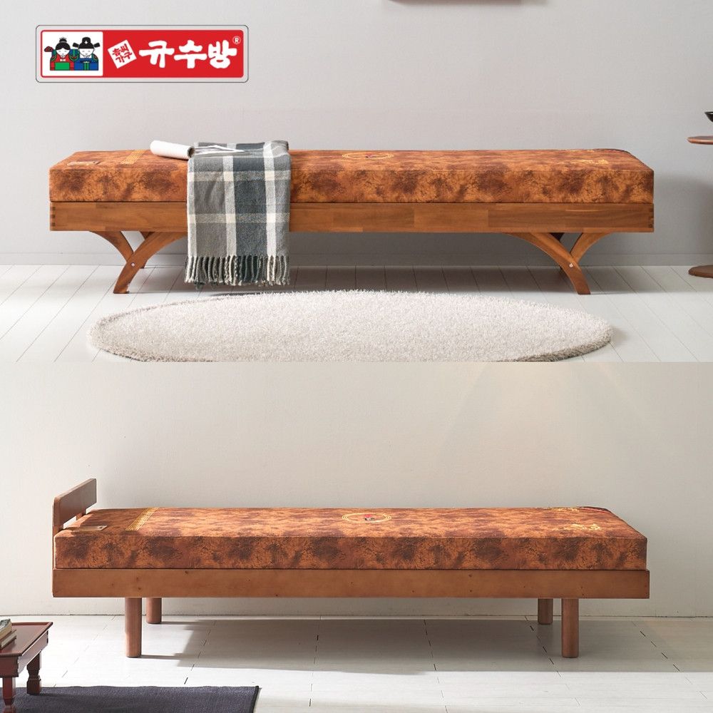 [신상품]규수방 데이베드 1인 2인 3인 원목 소파베드 황토볼 원목 카우치 흙쇼파