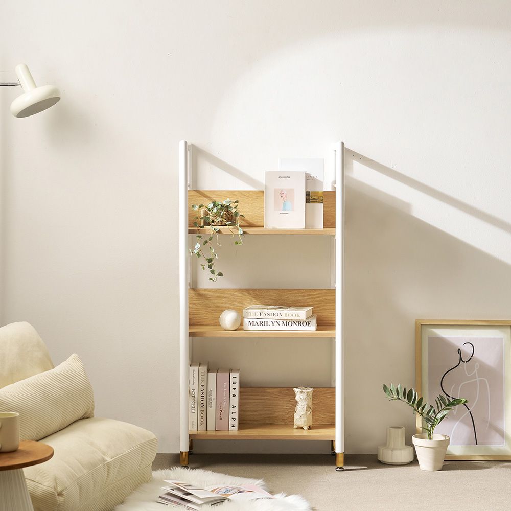 상도가구 제련공단 철제 책장 원형 낮은책장 W600 3단 10colors 거실 서재 책꽂이