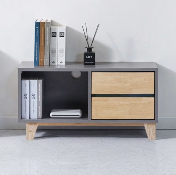 르봉상점 LPM 미니 티비다이2단서랍장 겸 남성 좌식화장대 800