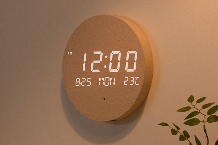 "오집특별가" 모던 미니 우드 LED 인테리어 벽시계 탁상시계