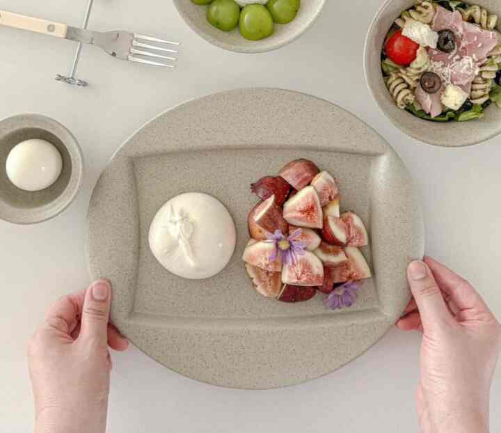 SOIL ハンドメイド セラミック オーバルプレート Large