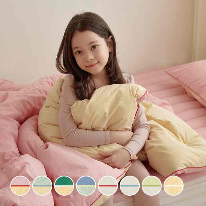 NEW Delicious キッズ用 カバーのいらない布団セット［8色・2サイズ］