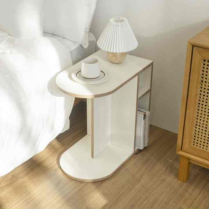 Round Shelf Side Table