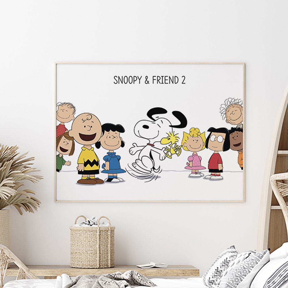 [오늘출발][신상품]마카오팜 애니메이션 포스터2 14 스누피와 친구들2