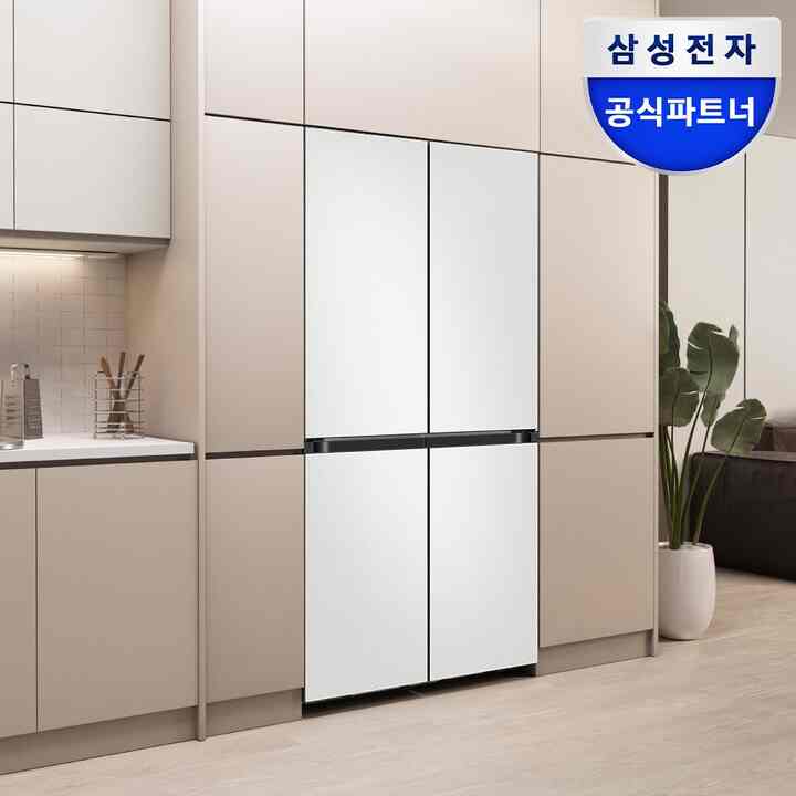 BESPOKE RF60DB9KF201 キッチンフィット 冷蔵庫 Cotta White