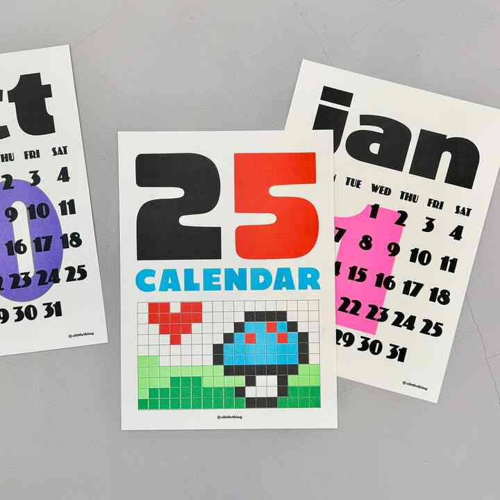 2025 RISOGRAPH カレンダー 29x40cm