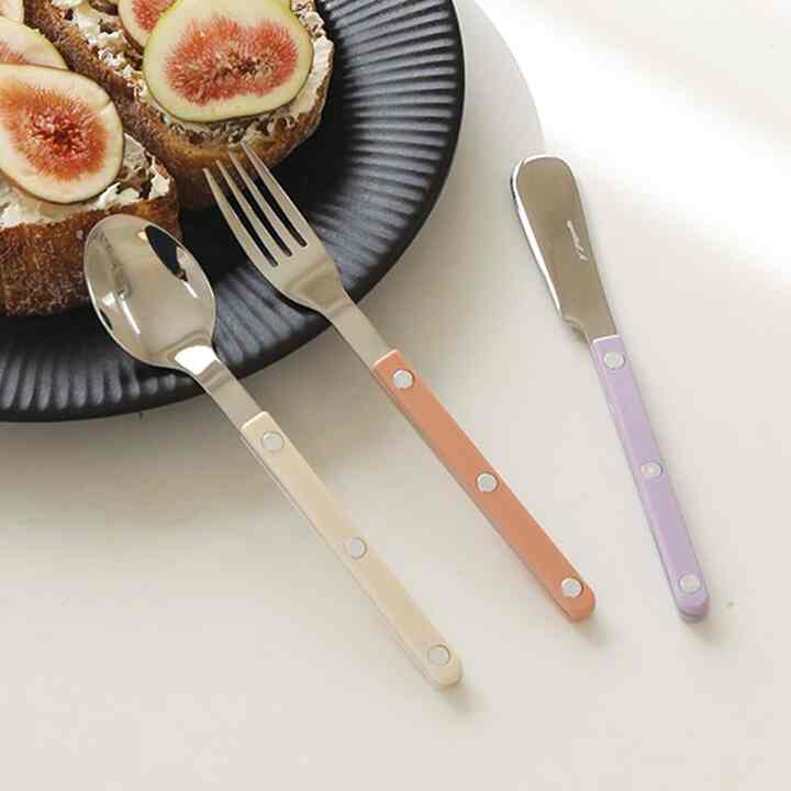 Pastel Dessert Cutlery Set – 3-Piece