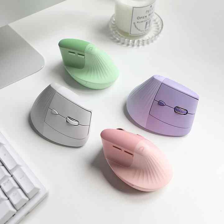 WEM60 ワイヤレス 静音 縦型エルゴノミック マウス［4色］