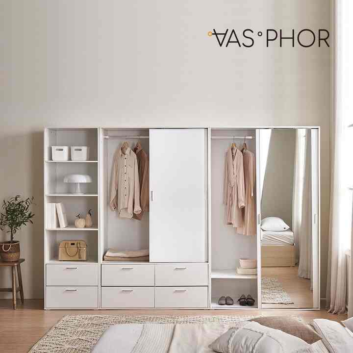 Layer スライディング クローゼット［2サイズ・3種］