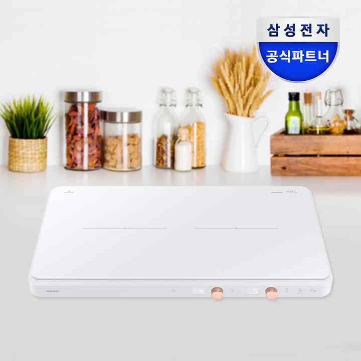 ザ・プレート 2口IH ホワイト フリースタンディング NZ62DG300CFW