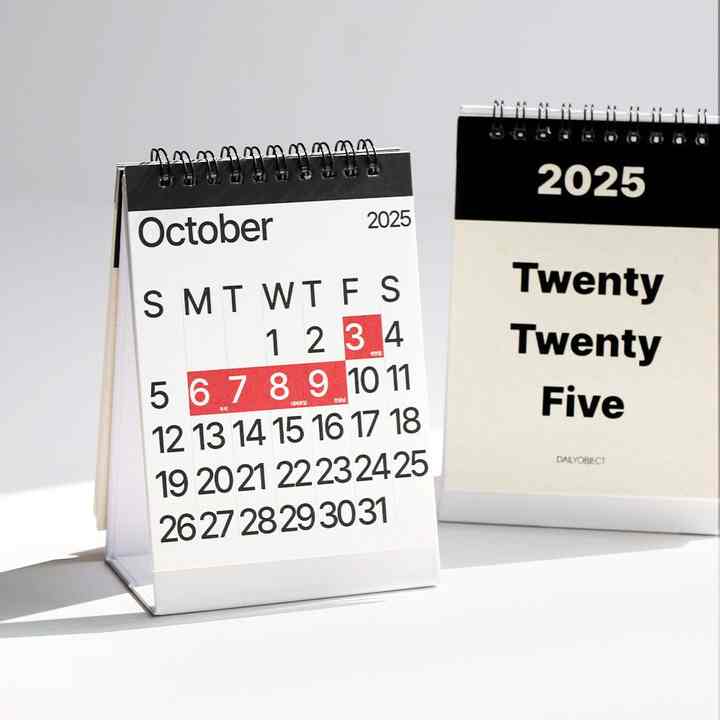 2025年 ミニ卓上カレンダー