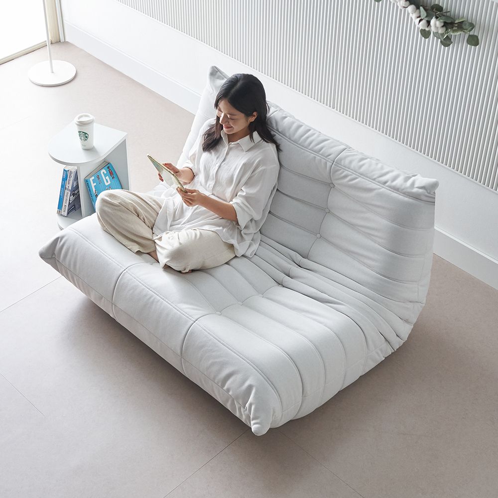 에보니아 빅터 릴렉스2인용쇼파 아쿠아스웨이드 빈백소파 (스툴옵션)