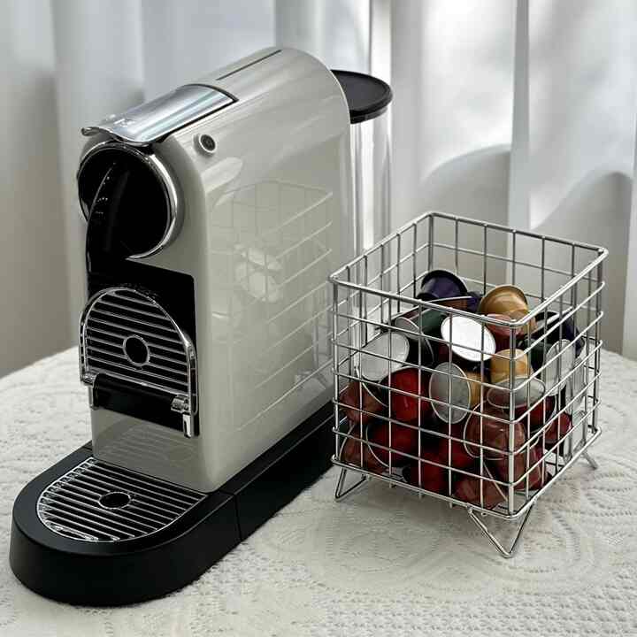 ステンレス コーヒーカプセル 収納バスケット