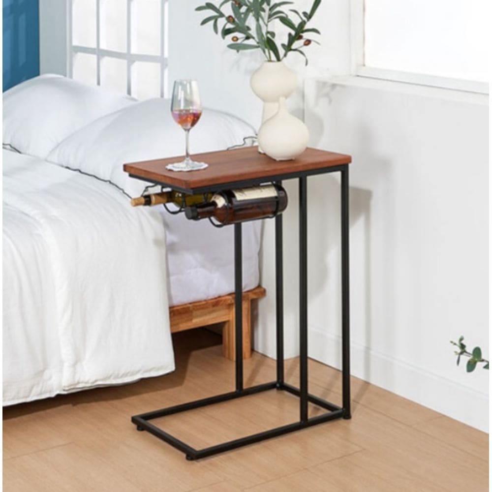 [신상품] 르봉상점 친구 생일선물 술보관 렉 사각세로형 베드 테이블 300