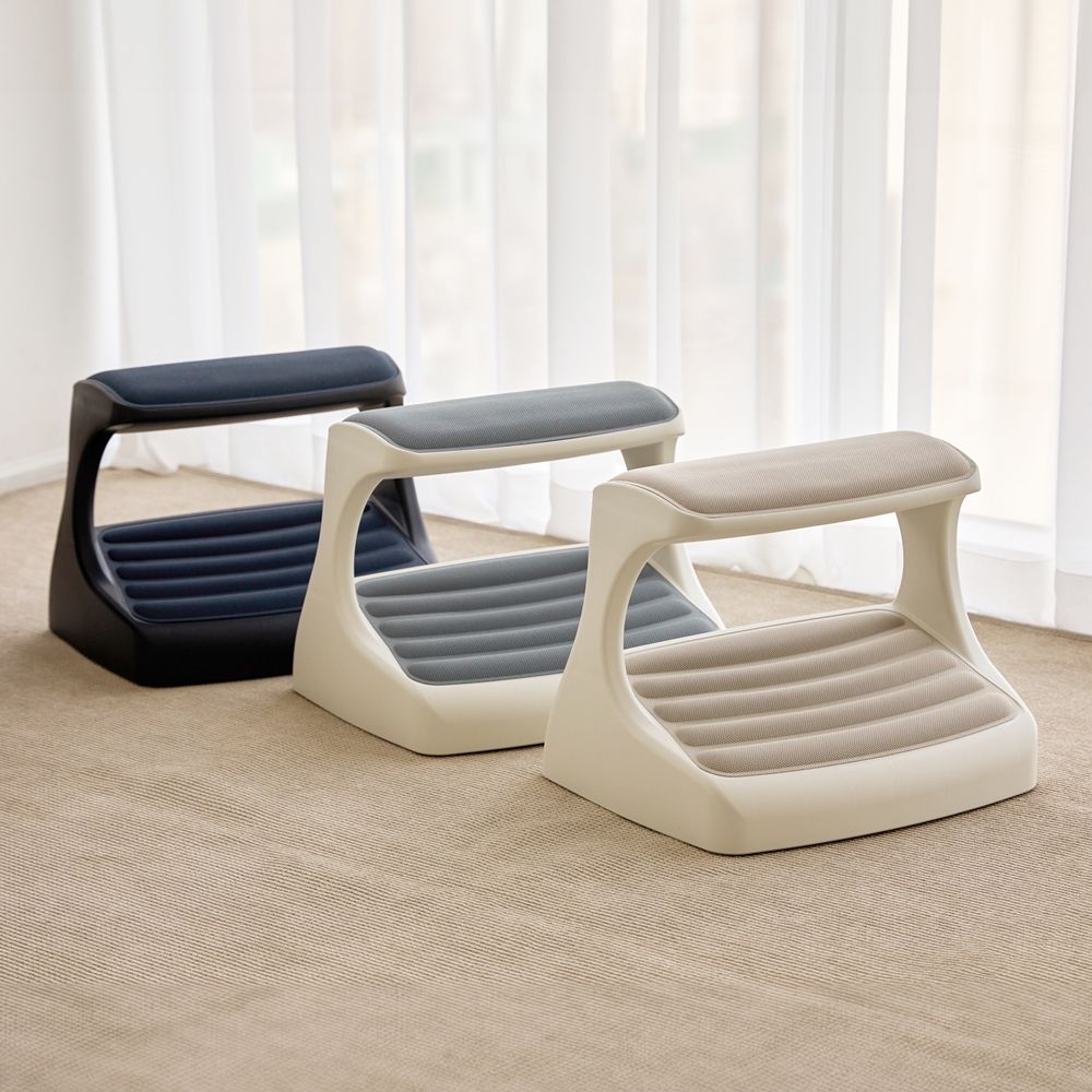 [신상품] 프렌디아 컴포 발받침대 책상 사무실 의자 발받침 풋레스트 2단 다리받침대 발판