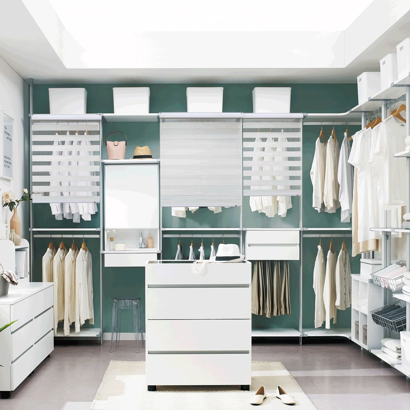 큐브 NEW컬러 맞춤제작 블라인드 시스템 드레스룸 