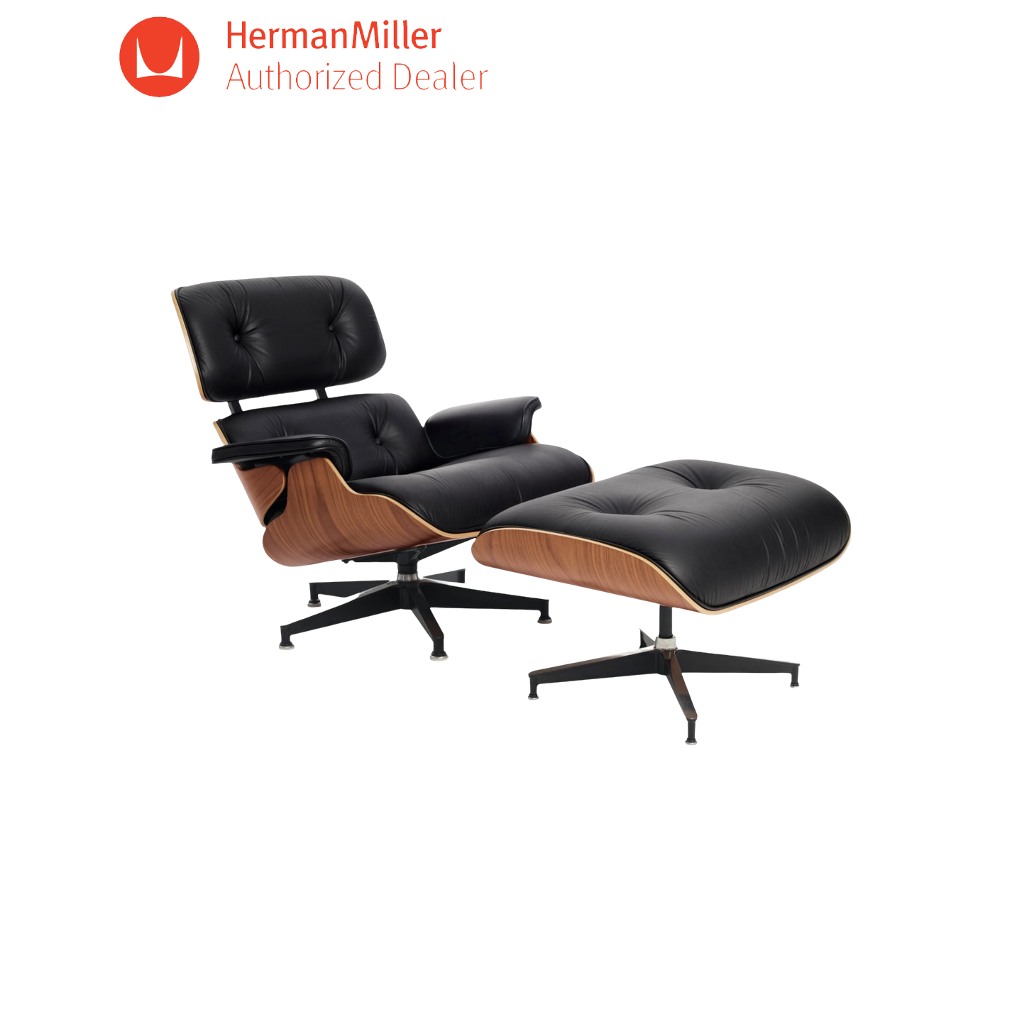허먼밀러 허먼밀러 임스 라운지 체어 앤 오토만, 오리지날, 월넛 