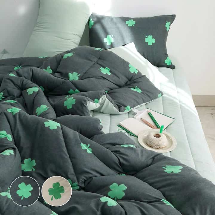 LUCKY ME ほこりが出にくい セミマイクロ掛け布団セット［2色・3サイズ］