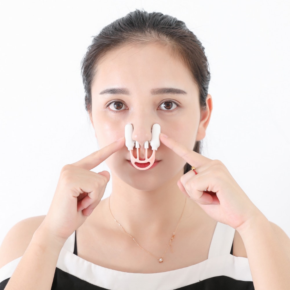 [오늘출발][신상품]알콜리카 콧대높이기 코뽕 복코 휜코 콧대 코 교정기 코휘어짐 코집게 콧볼축소기