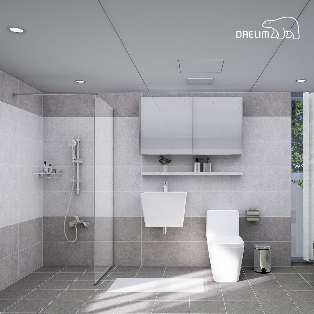 대림바스 코코카페 슬라이딩 거실욕실 리모델링(타일리뉴얼) 