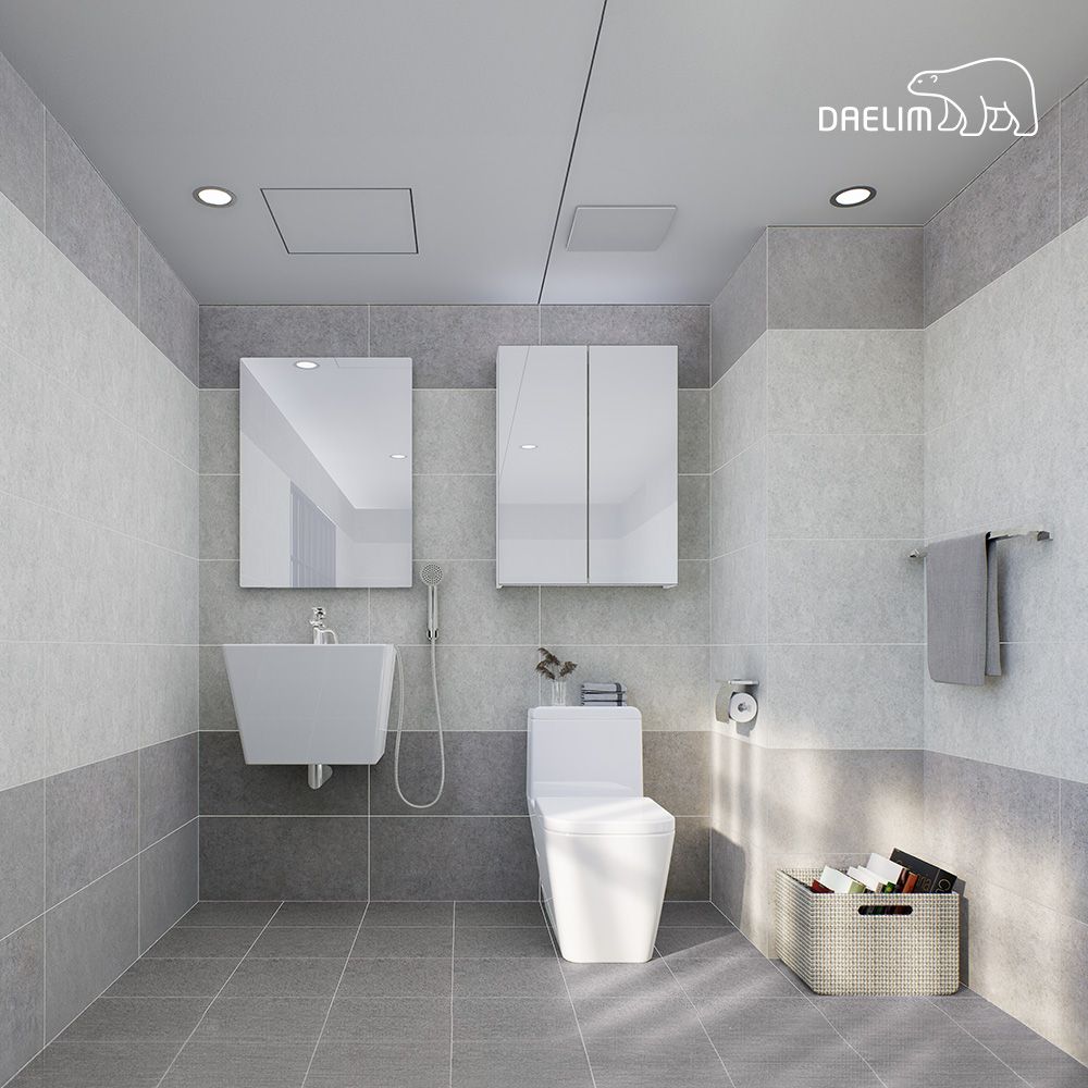 대림바스 코코카페 소형욕실 리모델링(타일리뉴얼) 