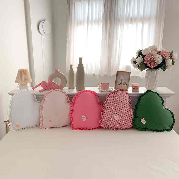 プチフリル ハート クッションカバー［12色］