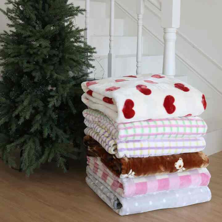 So Warm ミンク ブランケット［6色］