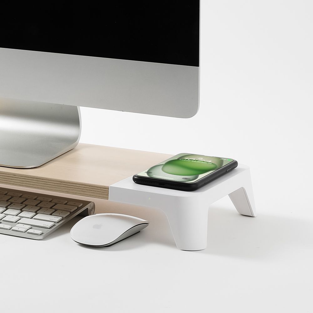 [오늘출발][신상품]파우트 고속 무선충전 모니터 받침대 EYES6