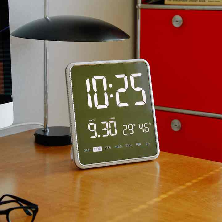 LEXON MINA SUNRISE 目覚まし時計 テーブルライト［8色］ レッド