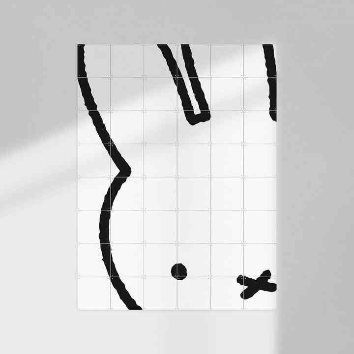 Miffy peek - Mercis ウォールピクチャー