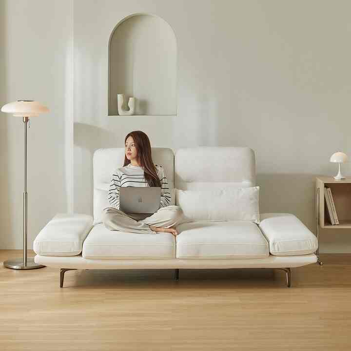 Otteu 3人掛け ファブリック スイングソファ