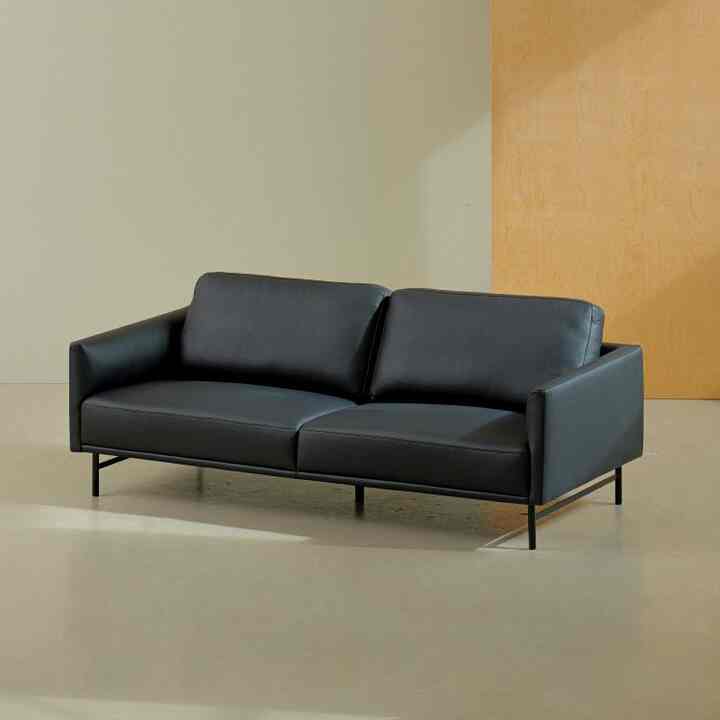 PAVE レザー 3人掛けソファ［3色］