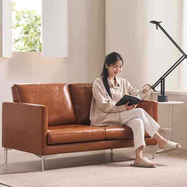 Reuka 2人掛け レザー ソファ［2色］