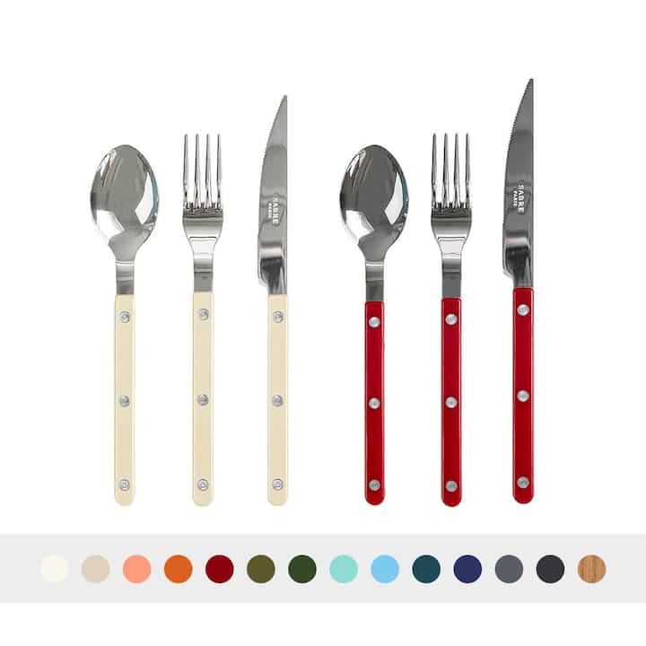 Bistro カトラリー ディナー 3点セット［13色］