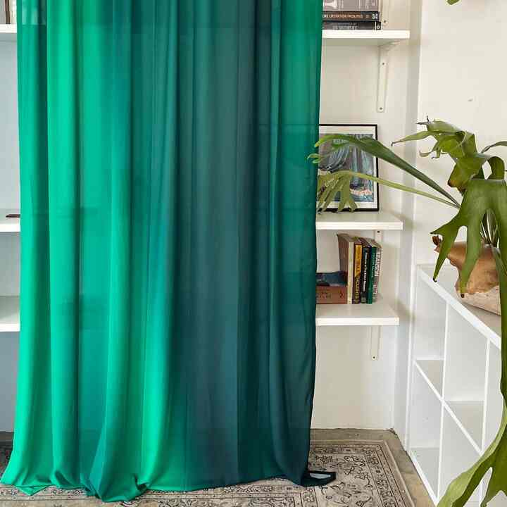 Aurora グラデーション シフォンカーテン［2色］