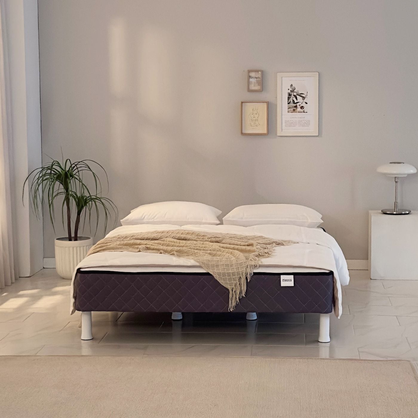 하포스침대 지정일설치 리즌초이스 탄탄 올인원 일체형 침대 매트리스 S SS D Q 