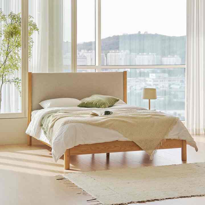 Fine Ash Wood ベッドフレーム