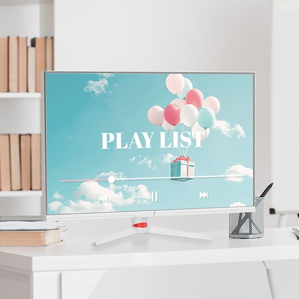 주연테크 V32UE-E 81cm 4K UHD 모니터 USB-C 65W HDR 화이트 무결점