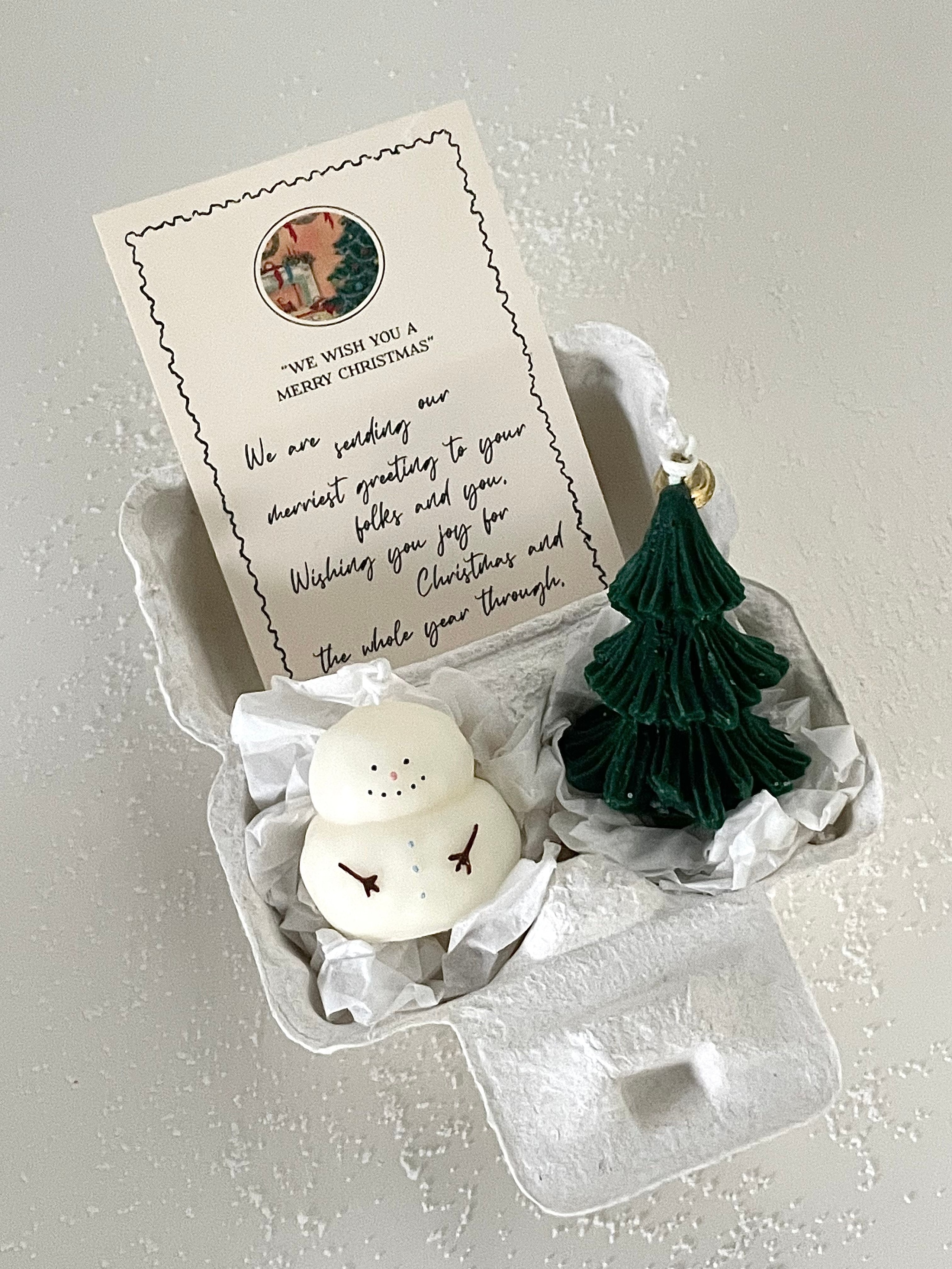 [신상품]앤오프 미니퐁당눈사람 미니3단트리 크리스마스 생일 답례품 무료포장 연말선물 크리스마스트리 꾸미기