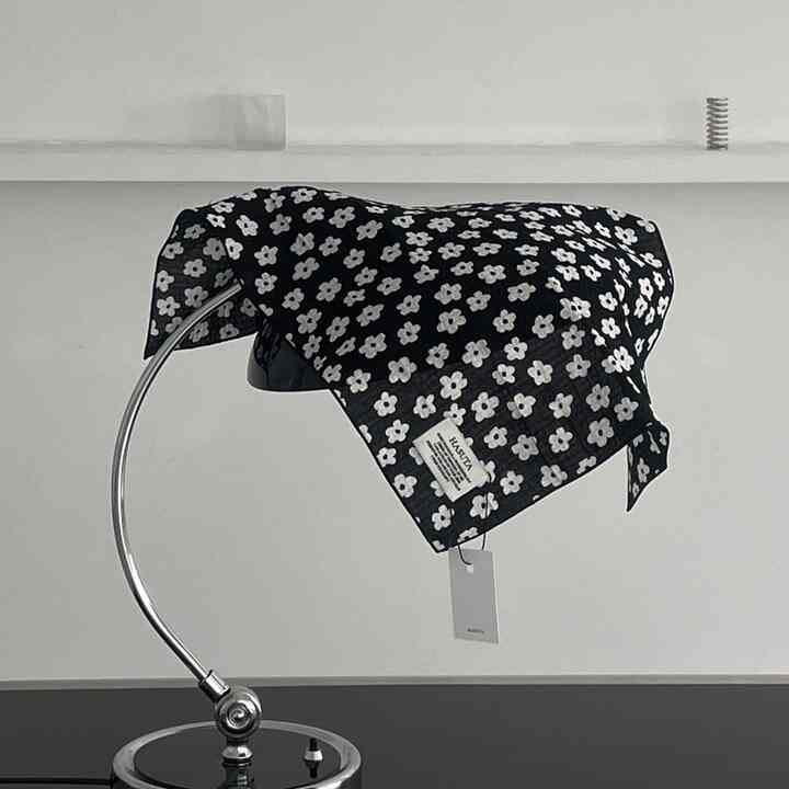 ブラックフラワー2 キッチンクロス