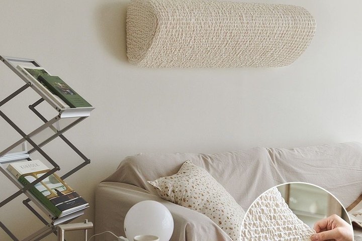 사이즈 고민 NO 하나로 올핏 스판 벽걸이 에어컨커버 (전기종 호환)