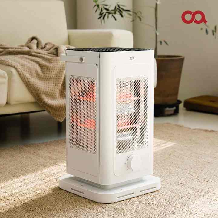 オーバースクエア 電気ヒーター ホワイト