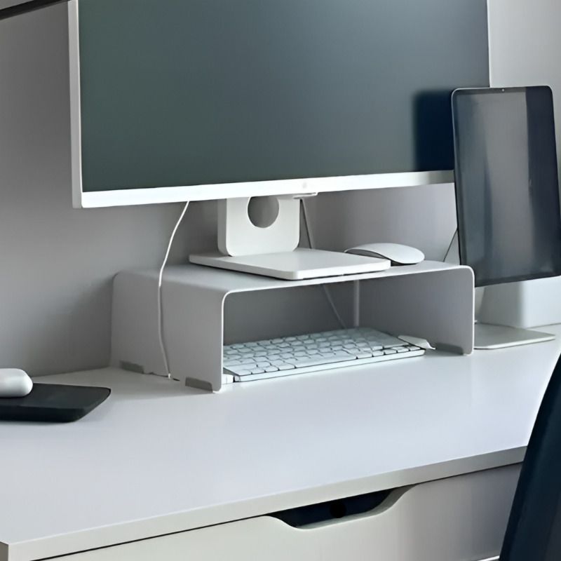 일렉싱크 높은 메탈 아이맥 모니터 받침대 스탠드 선반 370mm 