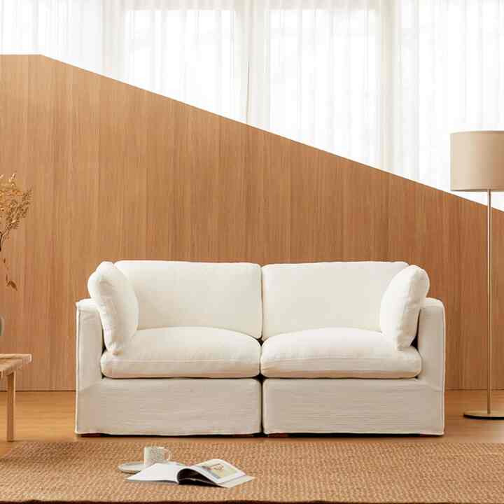 白夜 モジュール オーガニックファブリックソファー