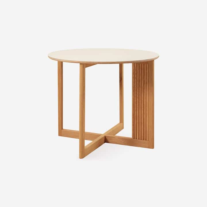 HER 円形テーブル ホワイトオーク［2サイズ］